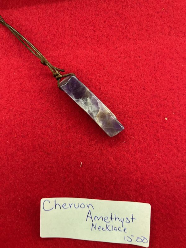 A piece of paper with the name cherion attached to it.