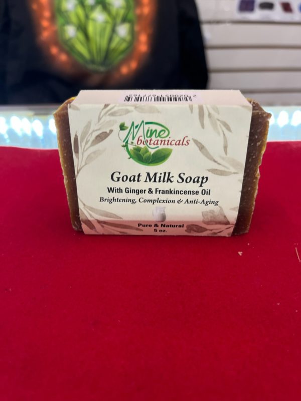 A bar of soap sitting on top of a table.