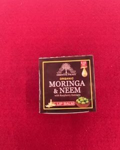 A box of organic moringa and neem tea.