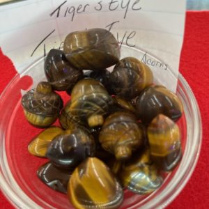 A bowl of tiger eye is on the table.