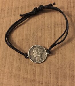 Real Silver Messenger Money Bracelet